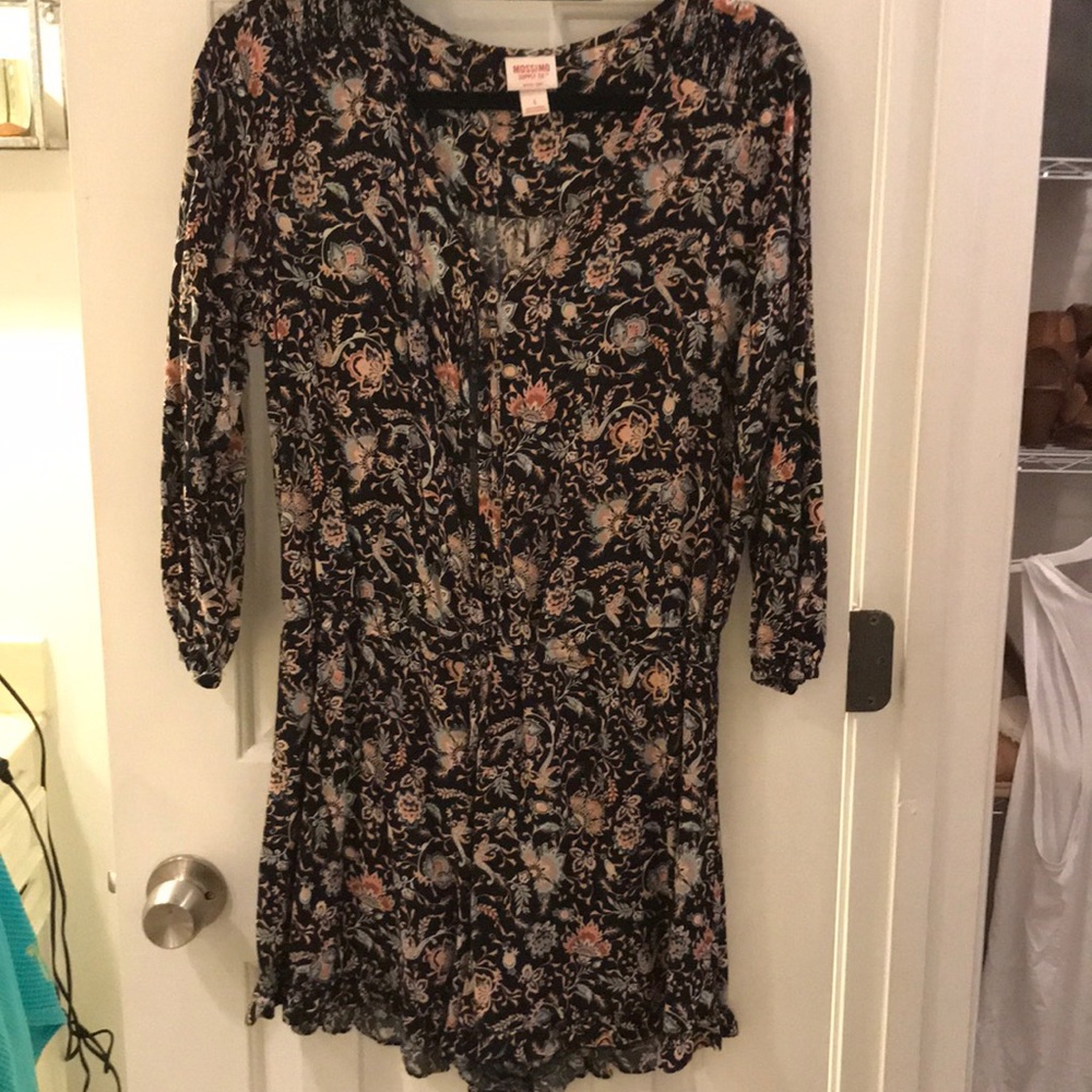 Patterned target romper